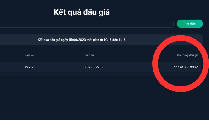 Biển số xe siêu đẹp của Hà Nội được đấu giá thành công hơn 14 tỷ