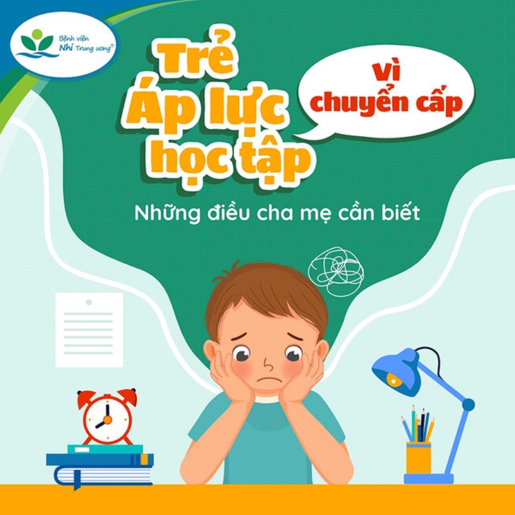 Áp lực học tập khiến trẻ rối loạn lo âu, bác sĩ Bệnh viện Nhi TW khuyến cáo dấu hiệu nhận biết - Ảnh 1.