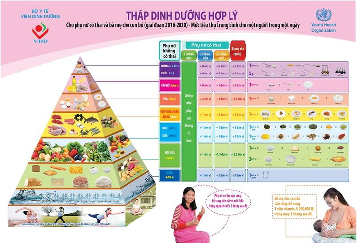 Chế độ dinh dưỡng của bà bầu trong 3 tháng đầu để thai nhi khoẻ mạnh - Ảnh 2.