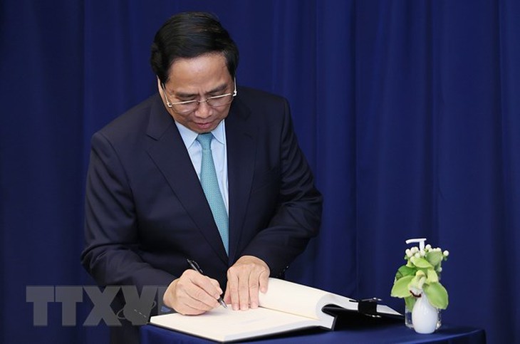 Thủ tướng Phạm Minh Chính gặp Tổng Thư ký Liên hợp quốc - Ảnh 3. Thủ tướng Phạm Minh Chính gặp Tổng Thư ký Liên hợp quốc - Ảnh 3.