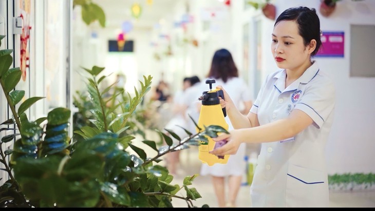Bệnh viện Y học cổ truyền Nghệ An: Điểm sáng mô hình xanh - sạch - đẹp của ngành y tế Nghệ An - Ảnh 4.