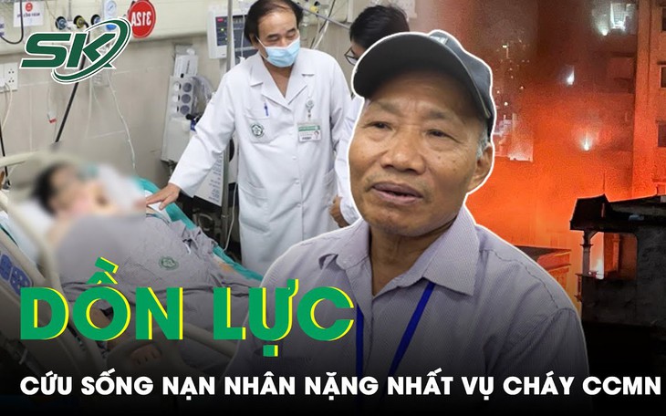 Bố nạn nhân nặng nhất vụ cháy chung cư mini: “Tôi tin có phép màu dành cho con” 