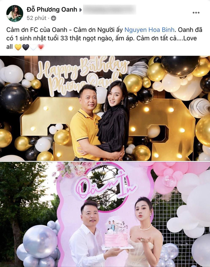 Sinh nhật lần thứ 2 bên Shark Bình, Phương Oanh đã có danh phận, hưởng trọn tình yêu của chồng đại gia - Ảnh 2.