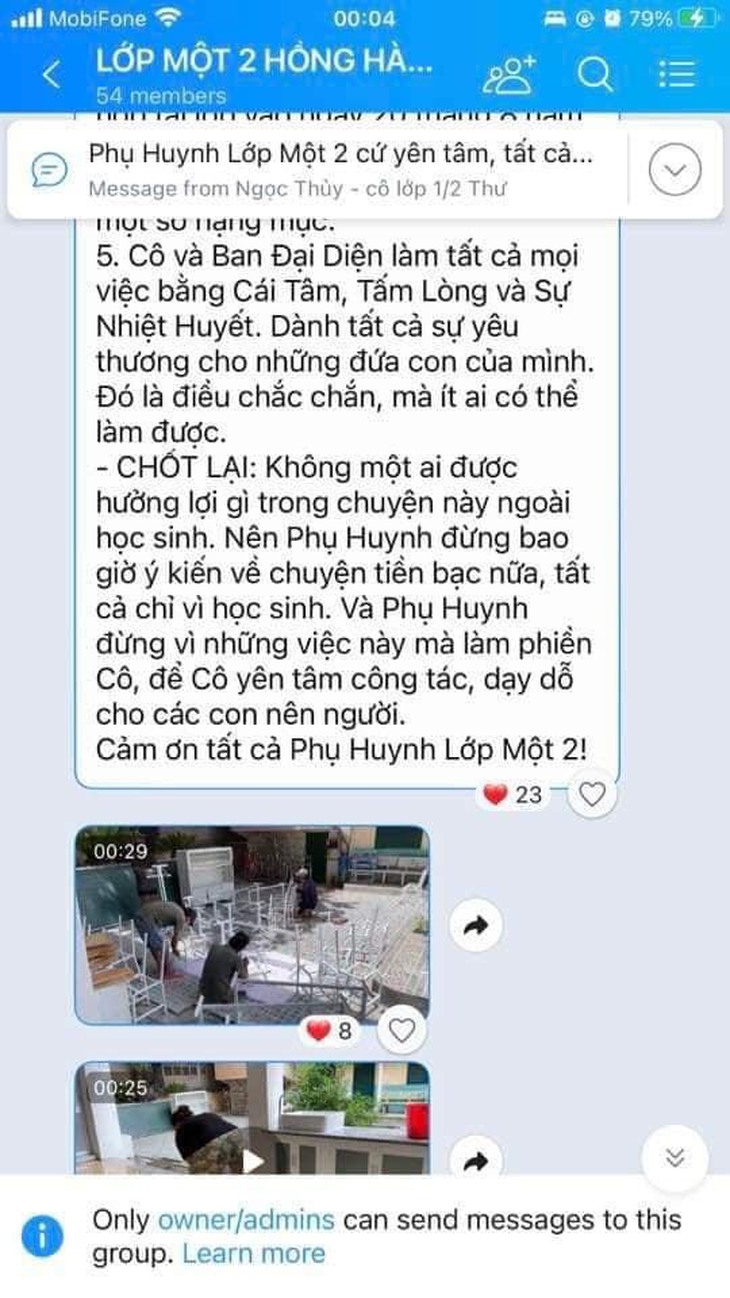 Lớp 1 Trường Tiểu học Hồng Hà thu quỹ lớp 310 triệu đồng - Ảnh 2. Lớp 1 Trường Tiểu học Hồng Hà thu quỹ lớp 310 triệu đồng - Ảnh 2.