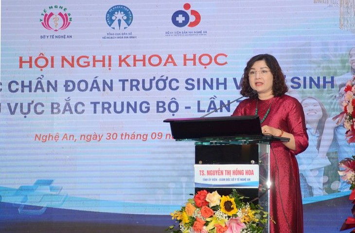 Hội nghị Khoa học chuyên ngành Sàng lọc Chẩn đoán trước Sinh và Sơ sinh khu vực Bắc Trung Bộ lần thứ nhất - Ảnh 5. Hội nghị Khoa học chuyên ngành Sàng lọc Chẩn đoán trước Sinh và Sơ sinh khu vực Bắc Trung Bộ lần thứ nhất - Ảnh 5.