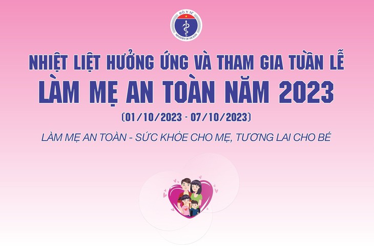 Tuần lễ Làm mẹ an toàn năm 2023: Sức khỏe cho mẹ, tương lai cho bé - Ảnh 2. Tuần lễ Làm mẹ an toàn năm 2023: Sức khỏe cho mẹ, tương lai cho bé - Ảnh 2.