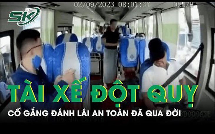 Tài xế đột quỵ khi đang lái xe, cố gắng đánh lái để dừng xe an toàn đã qua đời