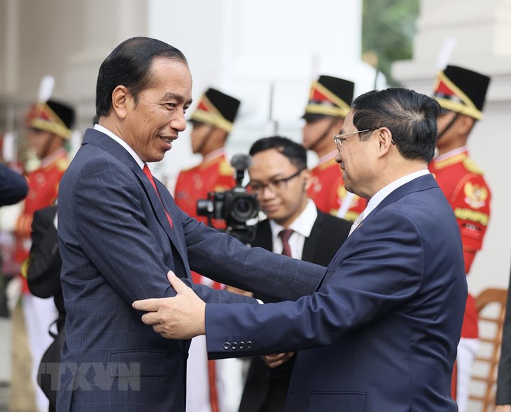 Thủ tướng hội kiến Tổng thống Indonesia, tiếp Tổng Giám đốc IMF - Ảnh 1. Thủ tướng hội kiến Tổng thống Indonesia, tiếp Tổng Giám đốc IMF - Ảnh 1.