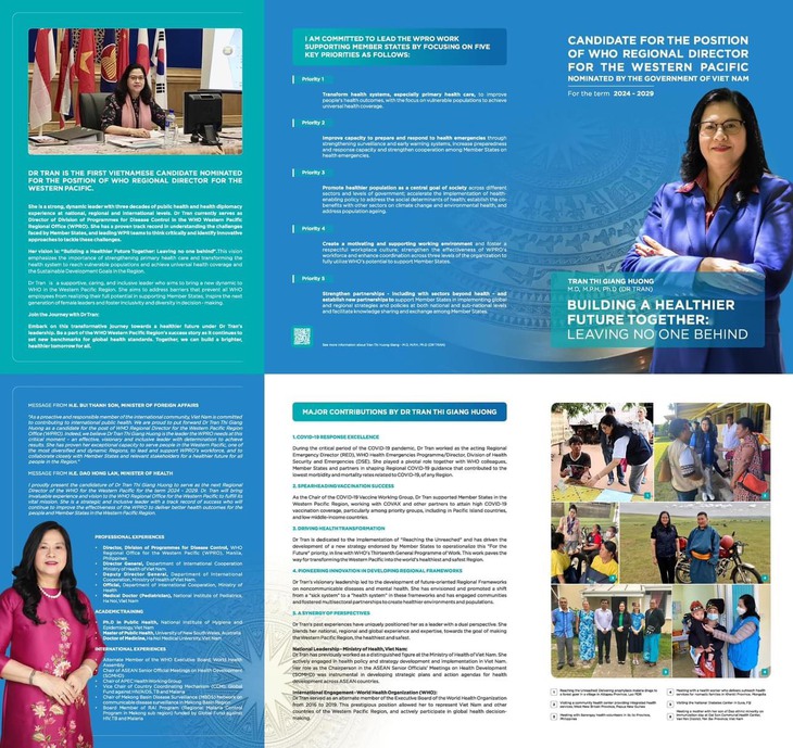 Các ứng viên Giám đốc khu vực Tây Thái Bình Dương của WHO trả lời trực tuyến vào ngày 15/9 - Ảnh 2. Các ứng viên Giám đốc khu vực Tây Thái Bình Dương của WHO trả lời trực tuyến vào ngày 15/9 - Ảnh 2.