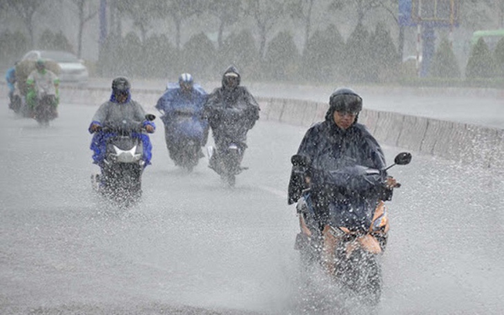 Cao điểm trong đợt mưa dông ở miền Bắc là ngày nào?