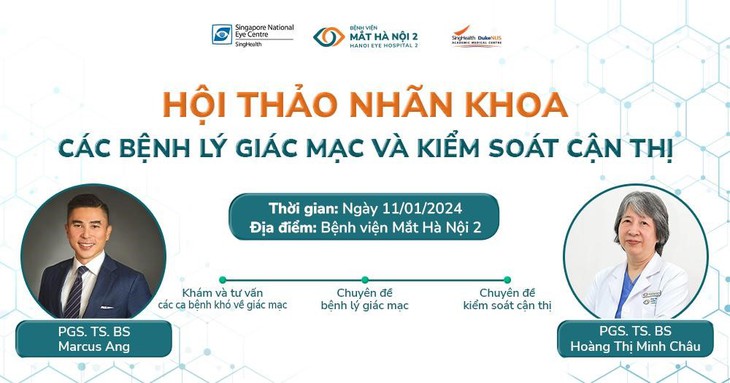 Bệnh viện Mắt Hà Nội 2 tổ chức hội thảo "Các bệnh lý giác mạc và Kiểm soát cận thị"- Ảnh 1. Bệnh viện Mắt Hà Nội 2 tổ chức hội thảo "Các bệnh lý giác mạc và Kiểm soát cận thị"- Ảnh 1.