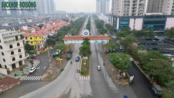 Toàn cảnh khu vực làm hầm chui nút giao Vành đai 3.5 với Đại lộ Thăng Long- Ảnh 8.