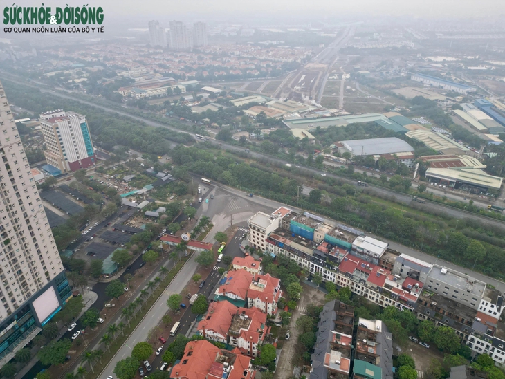 Toàn cảnh khu vực làm hầm chui nút giao Vành đai 3.5 với Đại lộ Thăng Long- Ảnh 9.
