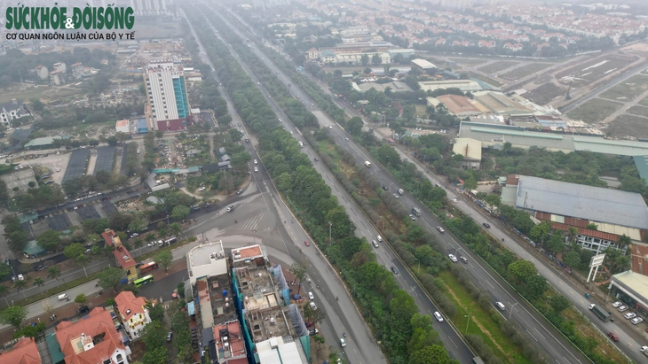 Toàn cảnh khu vực làm hầm chui nút giao Vành đai 3.5 với Đại lộ Thăng Long- Ảnh 3.