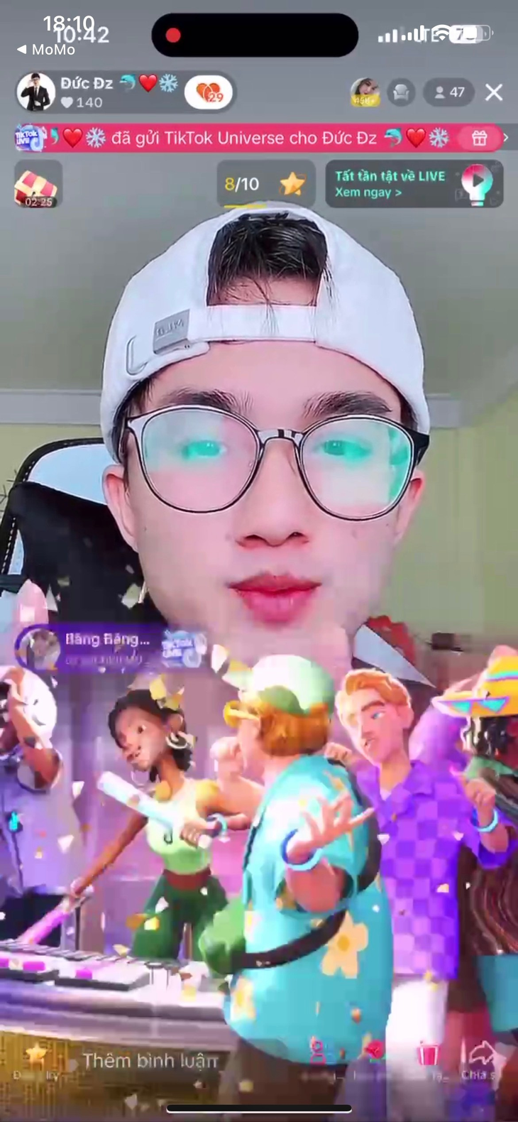 Idol Live Đức Dz nổi tiếng trên TikTok Live với vẻ ngoài điển trai thân thiện- Ảnh 4. Idol Live Đức Dz nổi tiếng trên TikTok Live với vẻ ngoài điển trai thân thiện- Ảnh 4.