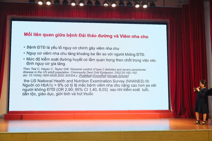 Bệnh nội khoa liên quan đến sức khoẻ răng miệng được "mổ xẻ" tại hội thảo chuyên sâu của HIU- Ảnh 3. Bệnh nội khoa liên quan đến sức khoẻ răng miệng được "mổ xẻ" tại hội thảo chuyên sâu của HIU- Ảnh 3.