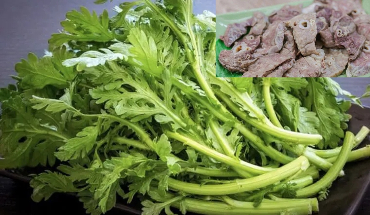 Món ăn từ cải cúc chữa bệnh- Ảnh 2.