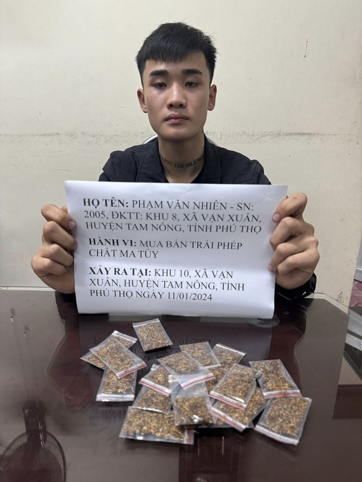 Bắt nam thanh chuyên bán ma túy cho học sinh- Ảnh 1. Bắt nam thanh chuyên bán ma túy cho học sinh- Ảnh 1.
