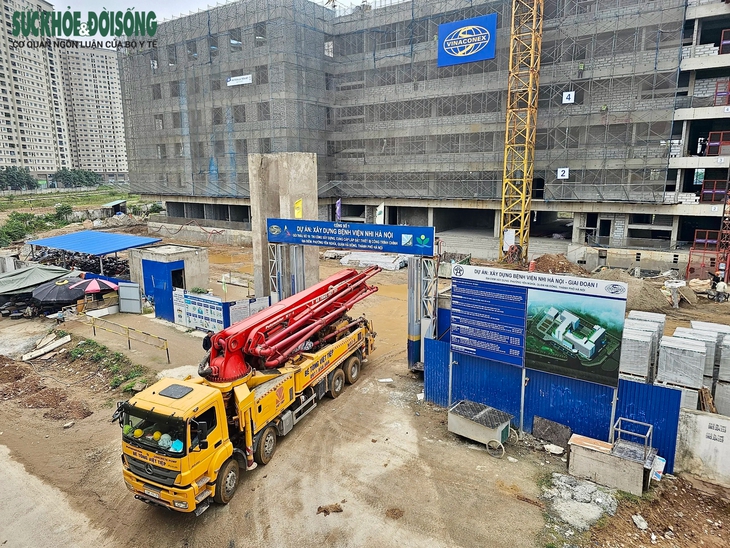 Bệnh viện nhi đầu tiên của Hà Nội dần thành hình sau 1 năm thi công- Ảnh 8.