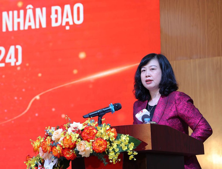 Bộ trưởng Đào Hồng Lan: Nhờ nguồn máu an toàn, chất lượng, ngành y tế đã triển khai thành công nhiều kỹ thuật mới - Ảnh 1. Bộ trưởng Đào Hồng Lan: Nhờ nguồn máu an toàn, chất lượng, ngành y tế đã triển khai thành công nhiều kỹ thuật mới - Ảnh 1.