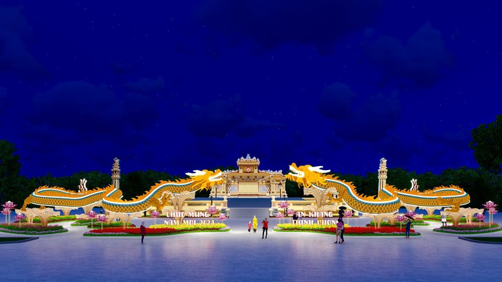 Huế: Linh vật rồng chào Xuân Giáp Thìn dài 30m sắp lộ diện- Ảnh 1.