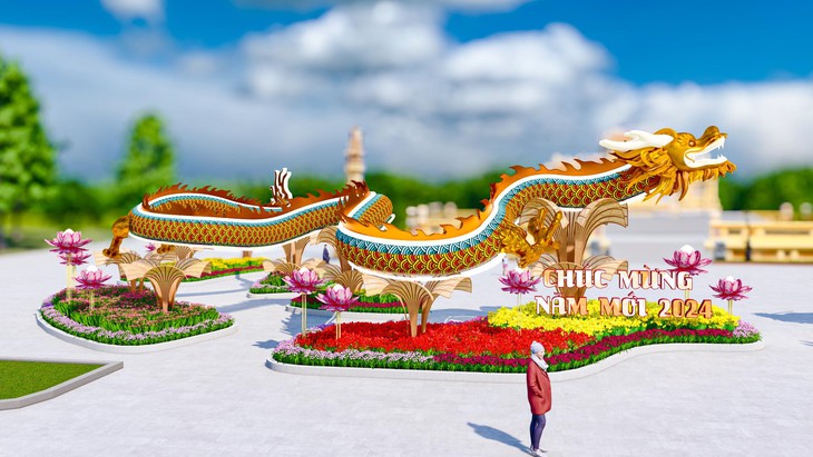 Huế: Linh vật rồng chào Xuân Giáp Thìn dài 30m sắp lộ diện- Ảnh 3.