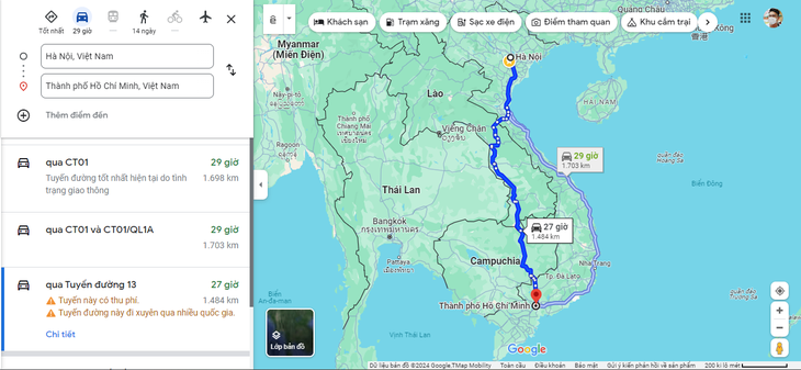 Lưu ý khi đi từ Hà Nội qua Lào, Campuchia để đến TP.HCM- Ảnh 2. Lưu ý khi đi từ Hà Nội qua Lào, Campuchia để đến TP.HCM- Ảnh 2.