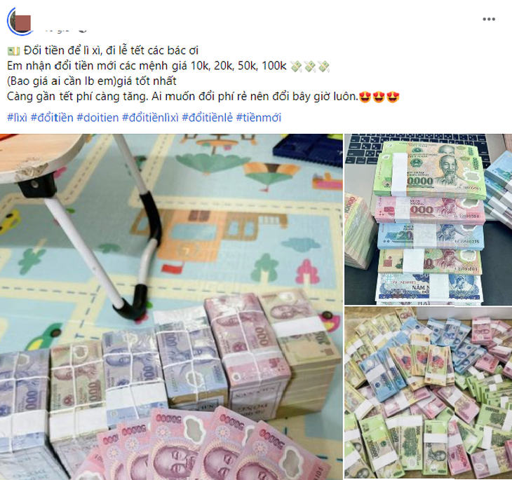 Làm dịch vụ đổi tiền dịp Tết có thể bị xử phạt đến 40 triệu đồng- Ảnh 1. Làm dịch vụ đổi tiền dịp Tết có thể bị xử phạt đến 40 triệu đồng- Ảnh 1.