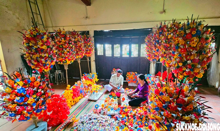 Sắc xuân ở làng hoa giấy hơn 300 năm tuổi trên đất Cố đô- Ảnh 1.