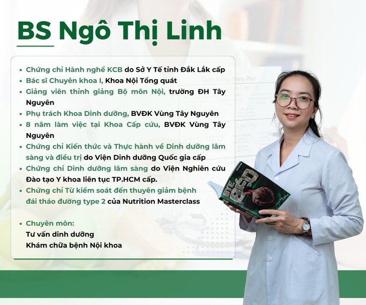 Bác sĩ Ngô Thị Linh: Chuyển từ cấp cứu sang dinh dưỡng là bước ngoặt cuộc đời- Ảnh 1.