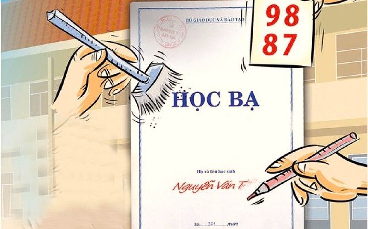 Cần đưa điểm học bạ quay về đúng giá trị nguyên bản