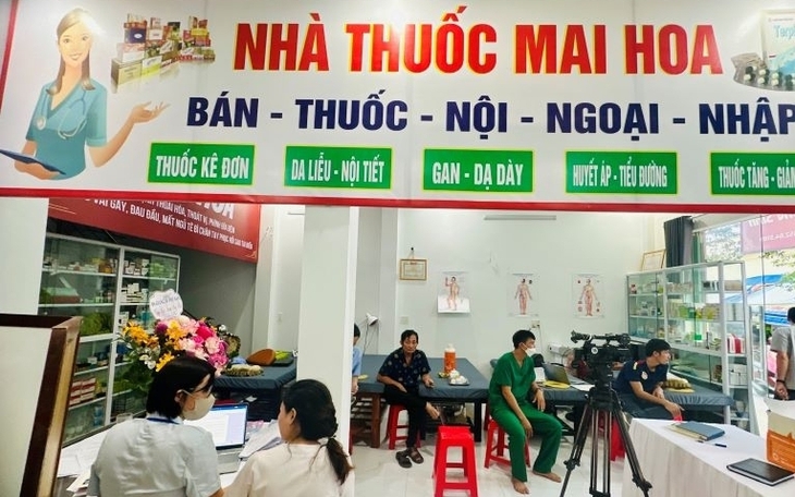 Thanh Hóa: Nhà thuốc Mai Hoa bị xử phạt 45 triệu đồng vì khám chữa bệnh "chui"