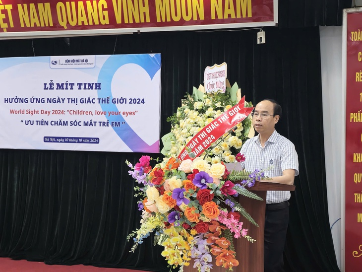 Hưởng ứng Ngày Thị giác thế giới: Ưu tiên chăm sóc mắt trẻ em- Ảnh 1.