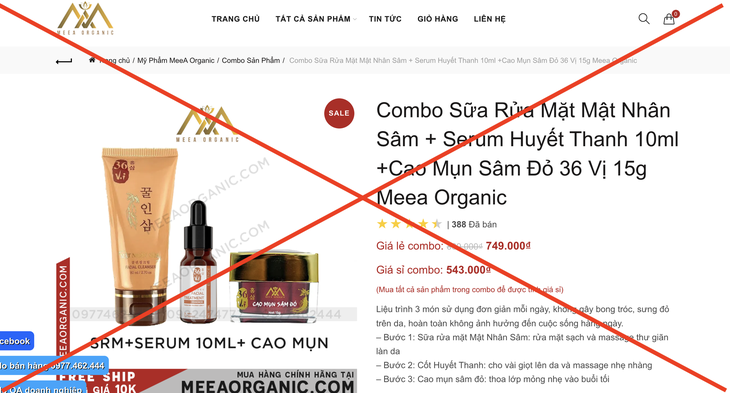 Meea Organic sản xuất, quảng cáo và kinh doanh nhiều sản phẩm chưa được cấp phép- Ảnh 1. Meea Organic sản xuất, quảng cáo và kinh doanh nhiều sản phẩm chưa được cấp phép- Ảnh 1.