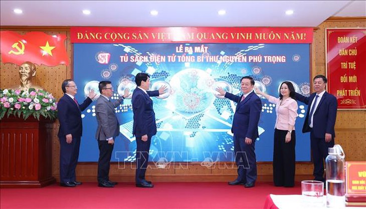 Ra mắt Tủ sách điện tử Tổng Bí thư Nguyễn Phú Trọng- Ảnh 2. Ra mắt Tủ sách điện tử Tổng Bí thư Nguyễn Phú Trọng- Ảnh 2.