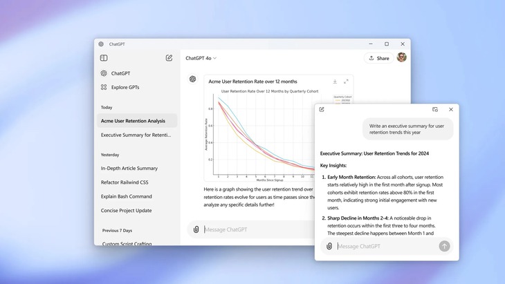 OpenAI ra mắt ChatGPT phiên bản Windows- Ảnh 1.