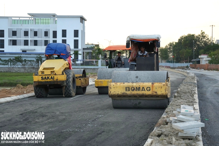 Hiện trạng đường trục phát triển kinh tế ven Hà Nội sắp thông xe- Ảnh 9.