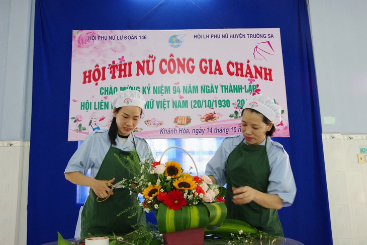 Ngày Phụ nữ Việt Nam ở Trường Sa- Ảnh 8.