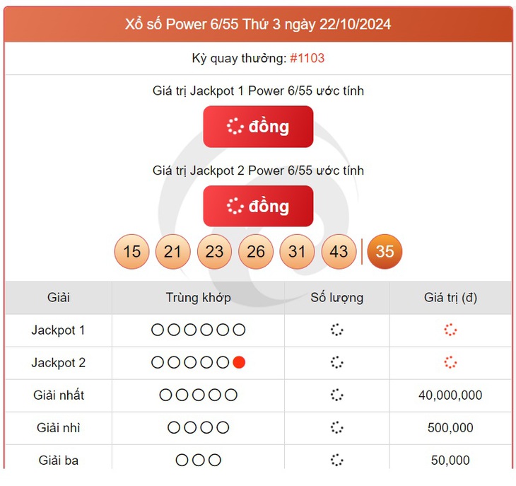 Vietlott 18/11 - Kết quả xổ số Vietlott hôm nay 18/11/2024 - Xổ số Mega 6/45 và Power 6/55 ngày 18/11- Ảnh 12. Vietlott 18/11 - Kết quả xổ số Vietlott hôm nay 18/11/2024 - Xổ số Mega 6/45 và Power 6/55 ngày 18/11- Ảnh 12.