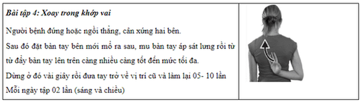 Bài tập cho người bệnh ung thư vú- Ảnh 12.