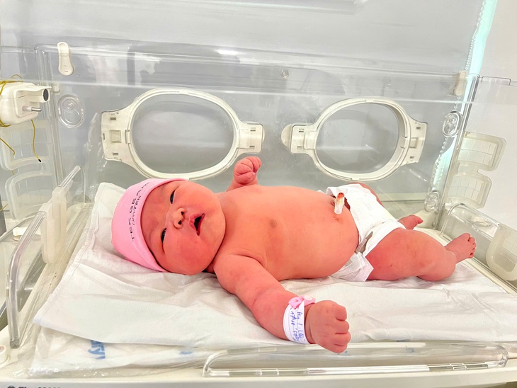 Bệnh viện 354 đỡ đẻ thành công bé sơ sinh nặng gần 6kg cho thai phụ nhiều nguy cơ biến chứng do chờ ‘ngày đẹp’- Ảnh 2. Bệnh viện 354 đỡ đẻ thành công bé sơ sinh nặng gần 6kg cho thai phụ nhiều nguy cơ biến chứng do chờ ‘ngày đẹp’- Ảnh 2.