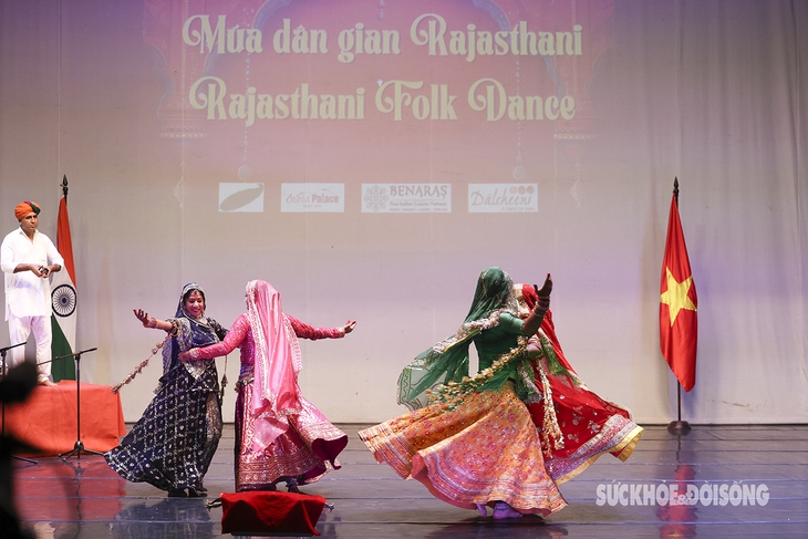 Mãn nhãn màn biểu diễn múa dân gian Rajasthan của Ấn Độ- Ảnh 1.