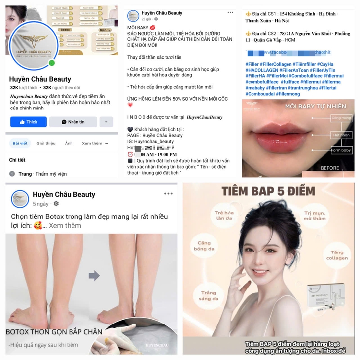 Huyền Châu Beauty tư vấn tiêm ‘chui’ filler, botox cho khách hàng- Ảnh 2. Huyền Châu Beauty tư vấn tiêm ‘chui’ filler, botox cho khách hàng- Ảnh 2.