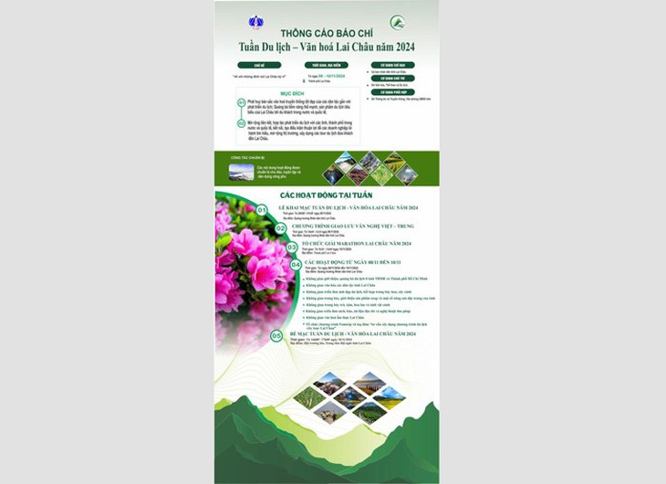 Trình diễn các nét đẹp văn hóa, thiên nhiên, con người qua Tuần Du lịch - Văn hóa Lai Châu 2024- Ảnh 1. Trình diễn các nét đẹp văn hóa, thiên nhiên, con người qua Tuần Du lịch - Văn hóa Lai Châu 2024- Ảnh 1.