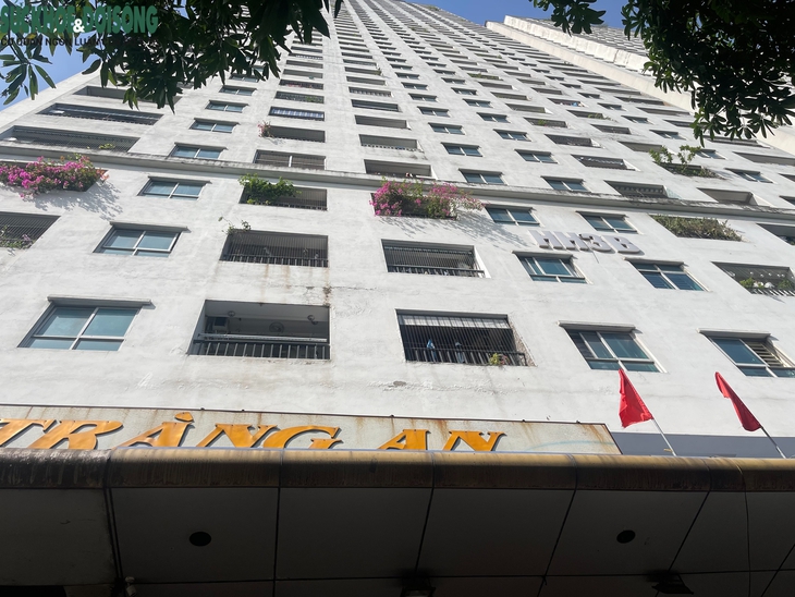 Thang máy chung cư HH Linh Đàm lại rơi khiến nhiều người hoảng sợ- Ảnh 1.