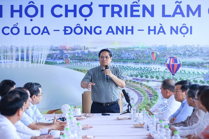 Thủ tướng kiểm tra thi công dự án Trung tâm triển lãm Quốc gia- Ảnh 2.