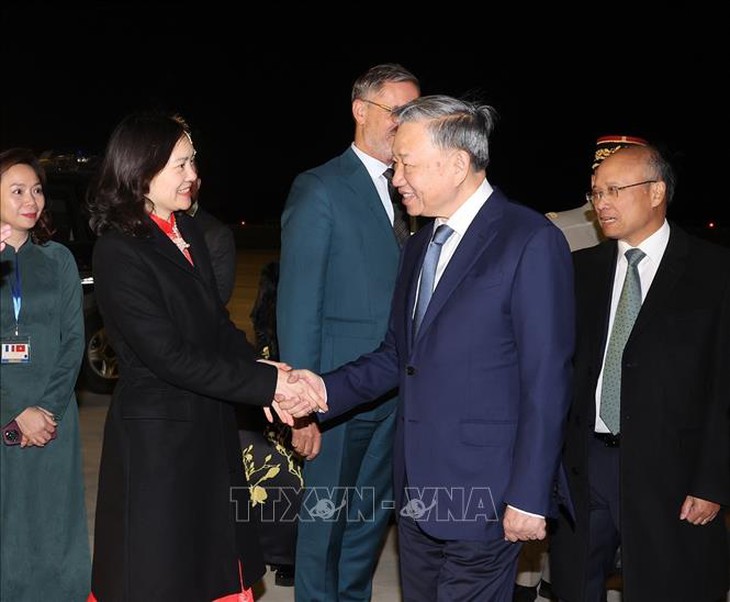 Tổng Bí thư, Chủ tịch nước Tô Lâm bắt đầu tham dự Hội nghị cấp cao Pháp ngữ lần thứ 19 và thăm chính thức Pháp- Ảnh 2. Tổng Bí thư, Chủ tịch nước Tô Lâm bắt đầu tham dự Hội nghị cấp cao Pháp ngữ lần thứ 19 và thăm chính thức Pháp- Ảnh 2.