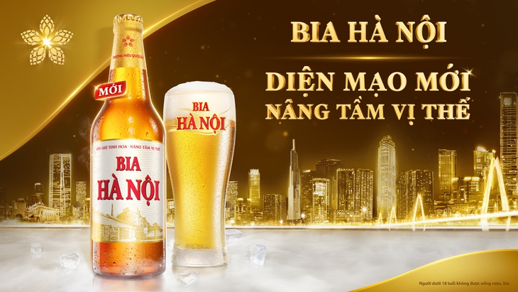 Bia Hà Nội – phiên bản bia chai 450ml thay diện mạo mới- Ảnh 1.