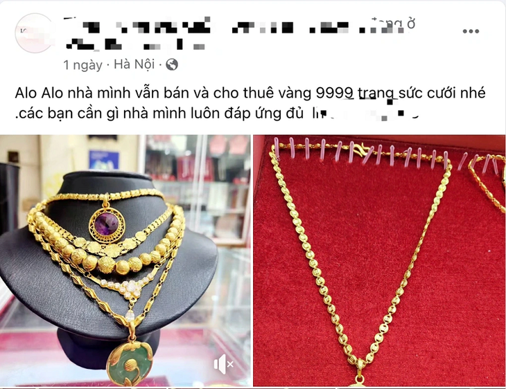 thuê vàng