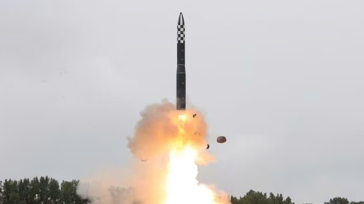 Triều Tiên phóng ICBM với thời gian bay lâu nhất trong lịch sử- Ảnh 1.